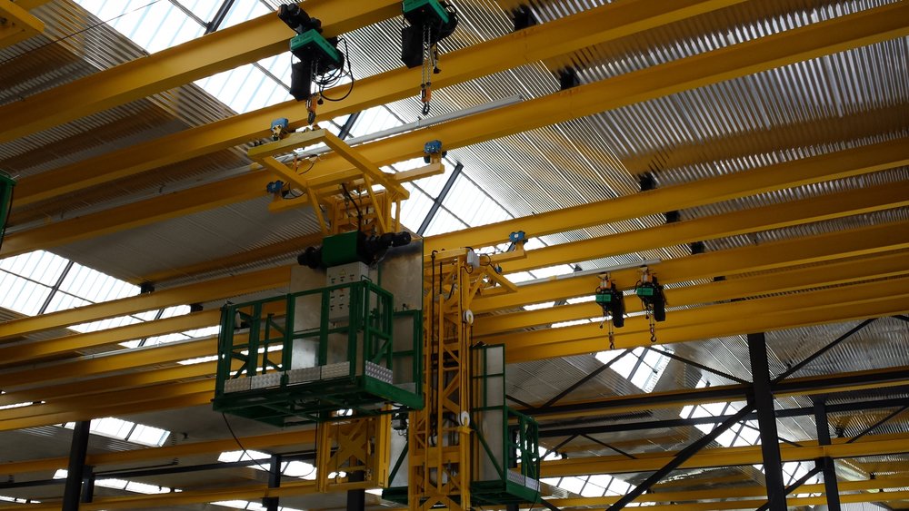 Se instalan polipastos VERLINDE en un nuevo centro de mantenimiento de trenes en España